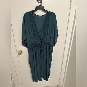 Teal/Green swim cover size 2X